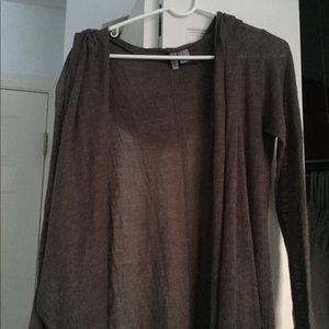 Long  Gray Cardigan